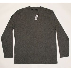 J BRAND Men’s Wool Cashmere Sweater Charcoal Grey Size Medium